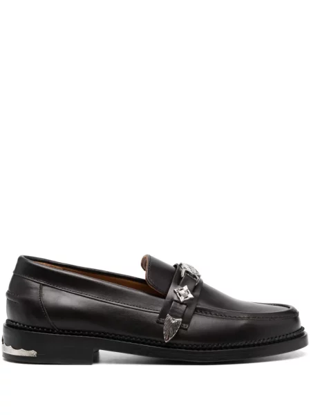 Pantofi loafer Toga Virilis din piele maro
