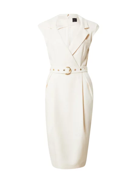 PINKO Rochie AMADINE' alb