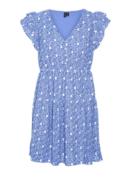 VERO MODA Rochie SONEY albastru deschis alb