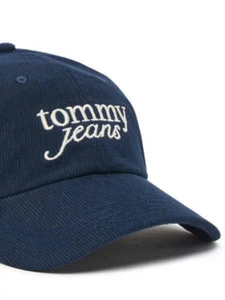 Kepurė su snapeliu Tommy Jeans Script Tamsiai mėlyna