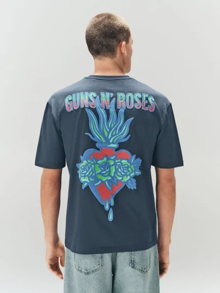 Next Tricou bleumarin / azuriu / verde măr roșu