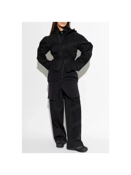 Spodnie WEQT WIDE PANTS czarne