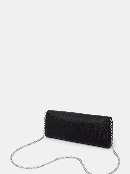 Calvin Klein Táska Emblem Hw Pebble Clutch fekete