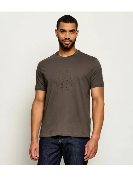 Armani Exchange Tricou maro