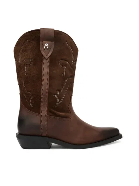 REPLAY Cizme și botine cowboy maro