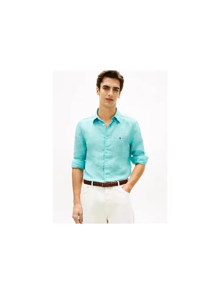 Tommy Hilfiger Cămașă Albastru verde