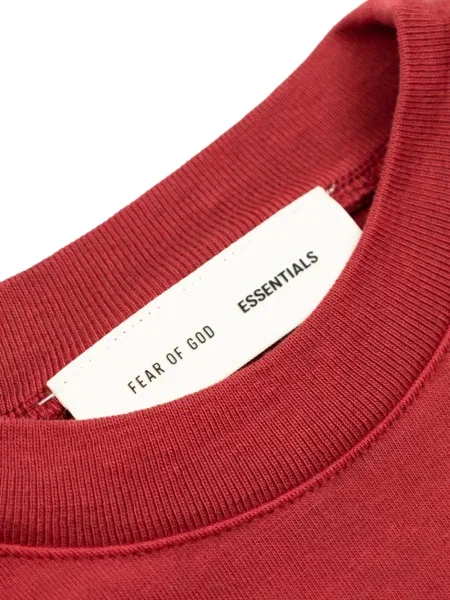 Koszulka dziecięca Fear Of God Essentials czerwona