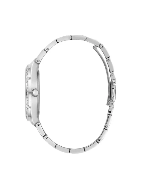 Lniany zegarek Guess szary