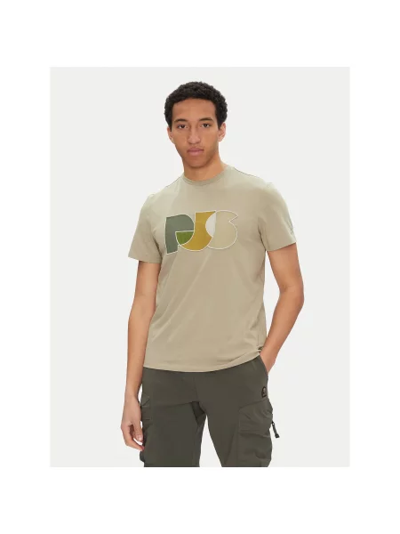 Parajumpers T-Shirt Leland Regular Fit μπεζ
