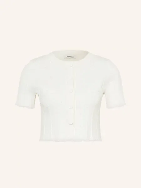 Sandro Kardigan Z Falbankami weiss