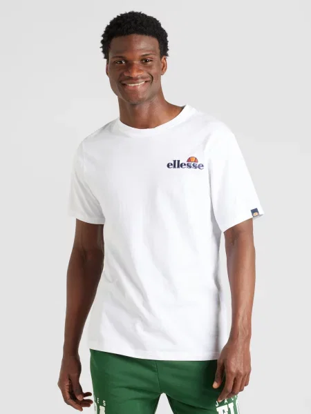 ELLESSE Tricou Voodoo bleumarin / portocaliu alb