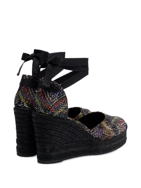 Espadrile Missoni cu paiete negru