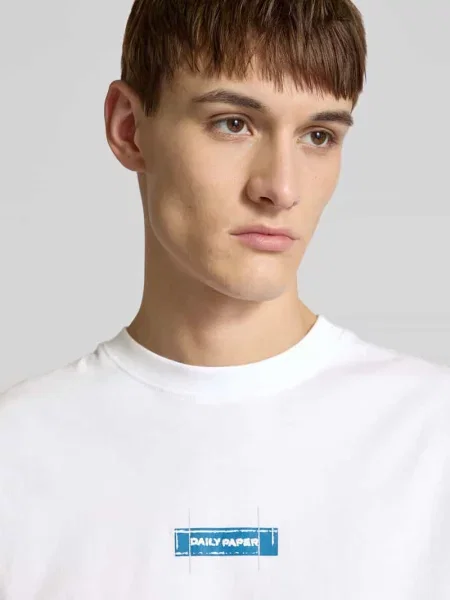 T-shirt z nadrukiem z logo Daily Paper biała