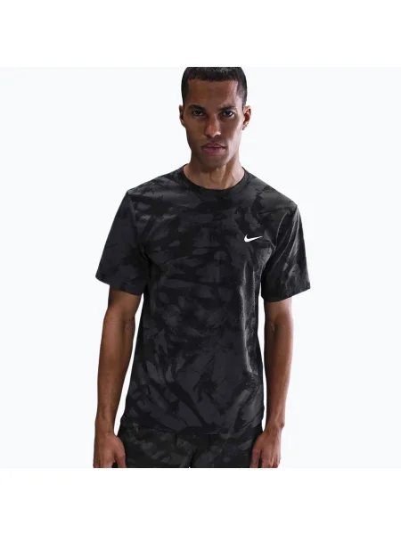 Tricou pentru bărbați Nike Hyverse Dri-Fit UV anthracite/white alb