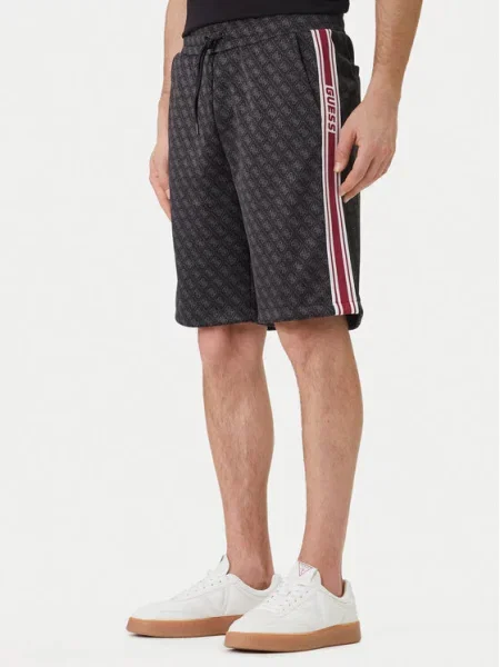 Guess Спортни шорти черен