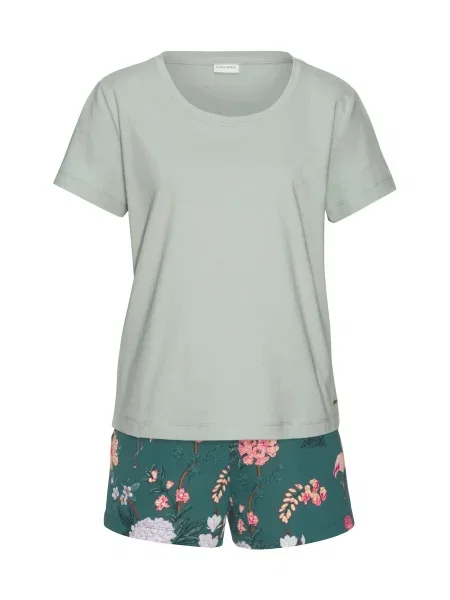 LASCANA Pantaloni scurți amestecat / mai multe culori verde