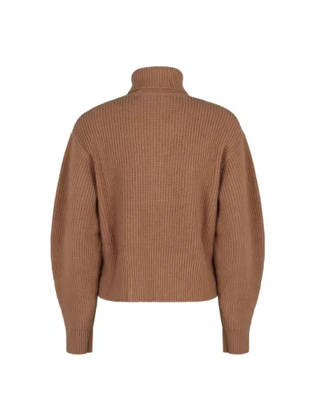 Sweter Max Mara wełniany brązowy