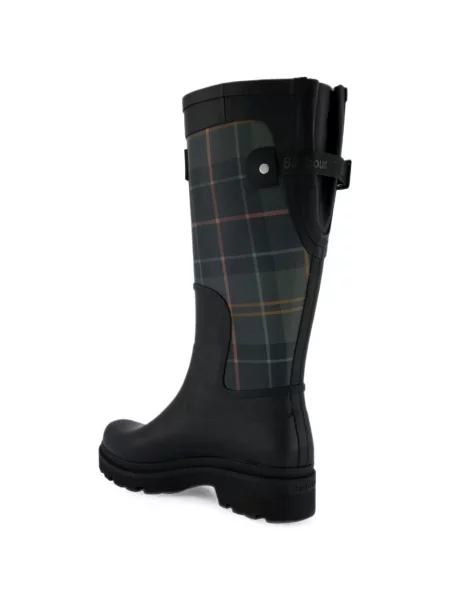 Botine Barbour în carouri negru