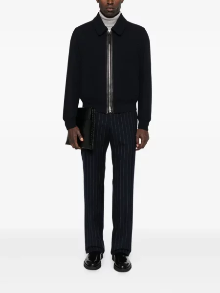 Geanta de piele Tom Ford albastru