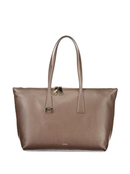 Geantă shopper Furla maro