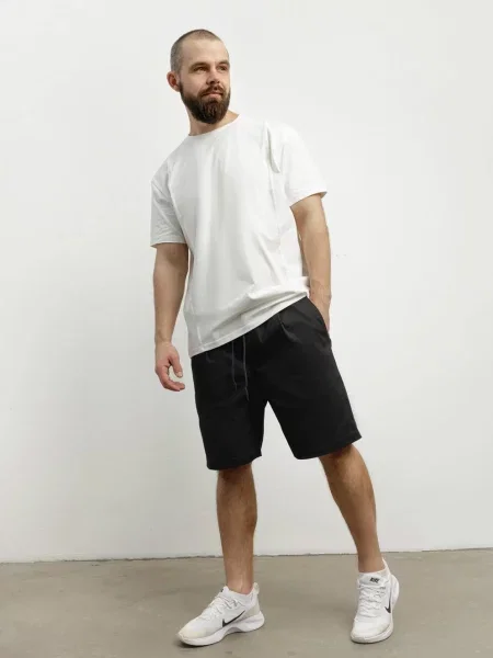 HARVEST Шорти Бавовна/еластан чорний