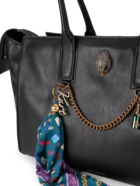 Кожаная сумка шоппер Kurt Geiger London