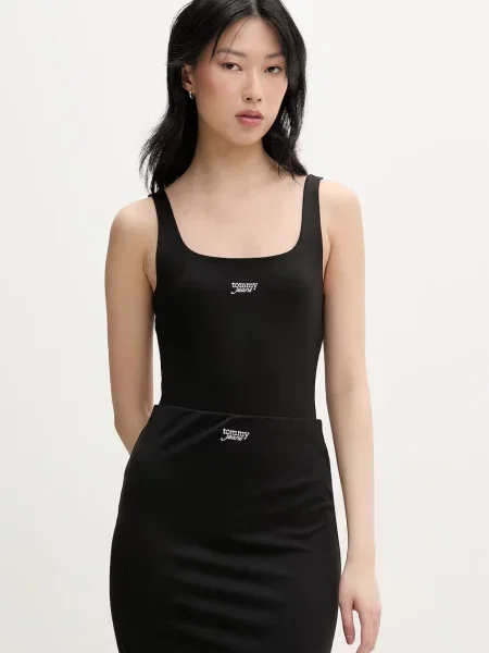 Tommy Jeans body pentru femei negru