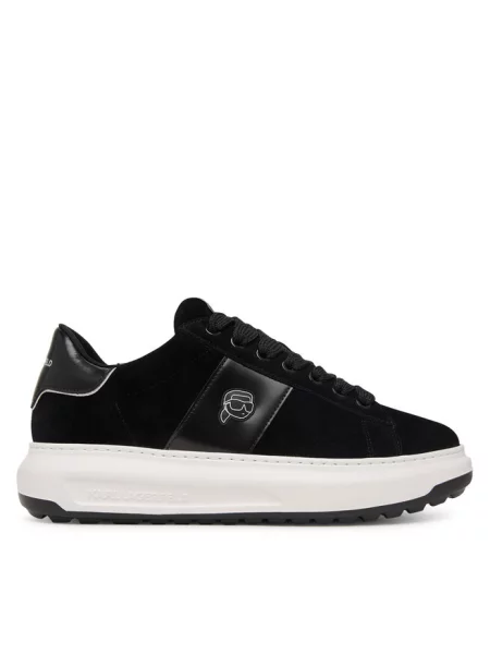 KARL LAGERFELD Sneakersy Kapri Lug czarny