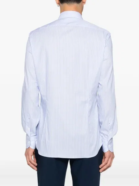 Koszula Mazzarelli w paski niebieska