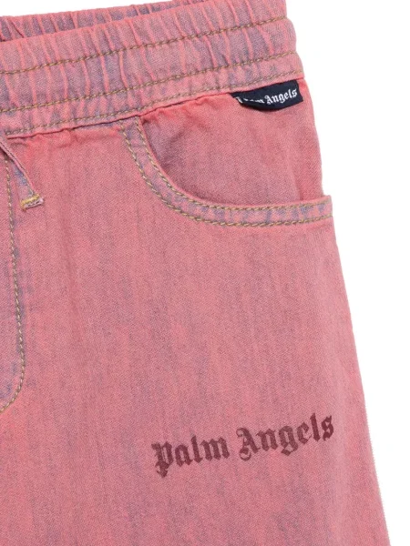 Spodnie dziecięce Palm Angels różowe