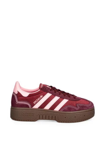 Sneakerși Adidas Campus cu șireturi din dantelă cu platformă verde