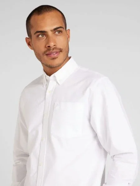 Cămașă Carhartt WIP Long Sleeve C-Logo Shirt UNISEX White/ White S alb