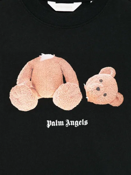 Koszulka dziecięca Palm Angels czarna