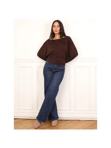 Top La Modeuse maro