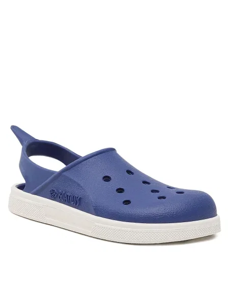 BOATILUS Cloggy junior sandále kobaltová/biela biela