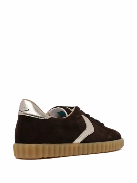 Sneakerși Voile Blanche din piele de căprioară maro