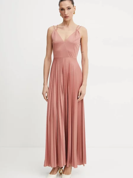 MAX&Co. rochie portocaliu maxi evazati roz