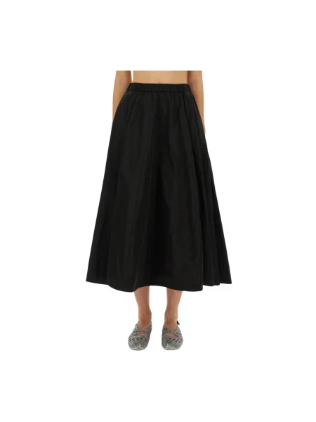 Spódnica midi Aspesi do kolan czarna