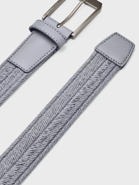 Плетений гольф ремінь Under Armour сірий