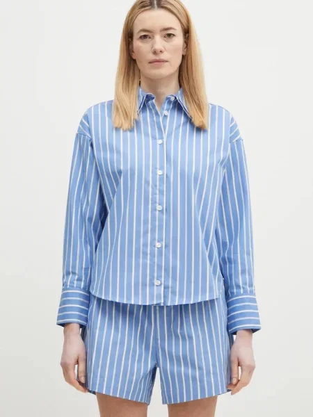 Axel Arigato camasa Tailor Striped Shirt femei cu guler clasic relaxed