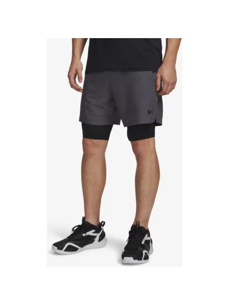 Szorty Under Armour Vanish Woven ciemnoszary S czarny