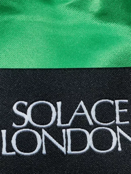 Μίντι φόρεμα Solace London με έναν ώμο πράσινο