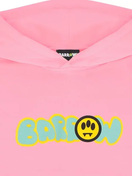 Bluza z kapturem dziecięca Barrow różowa