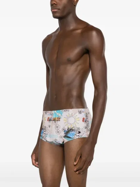Slip de baie Amir Slama cu imagine