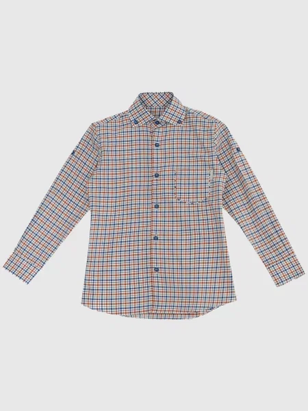 Детская рубашка Stefano Ricci синяя