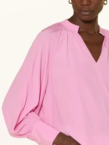 Herzen's Angelegenheit Bluzka Z Jedwabiu Z Falbankami gruen