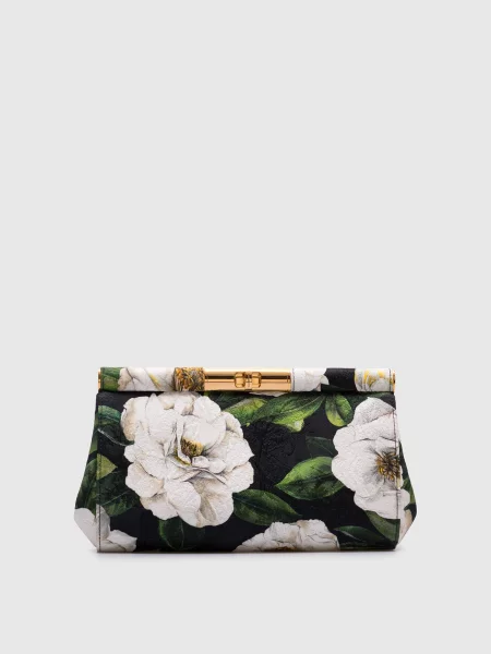 Клатч Dolce&gabbana з принтом чорний