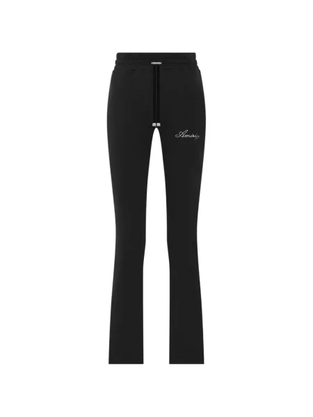 Pantaloni Amiri cu perle evazate negru