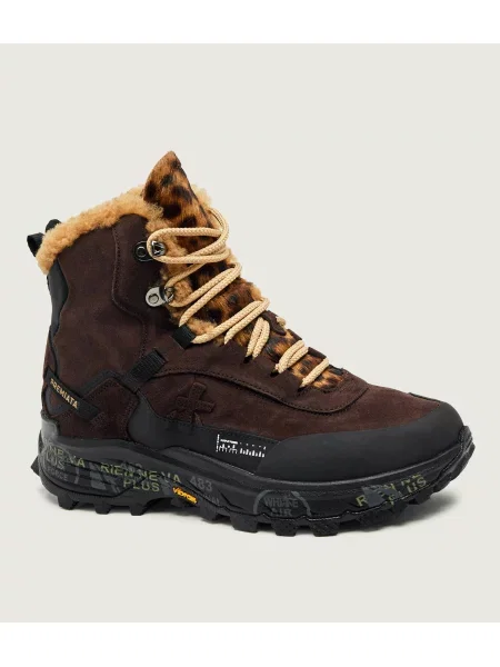 Botine Premiata din piele maro