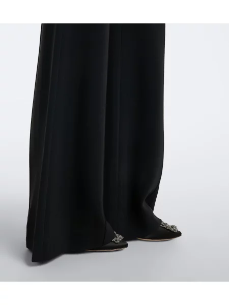 Pantaloni Elie Saab evazate negru